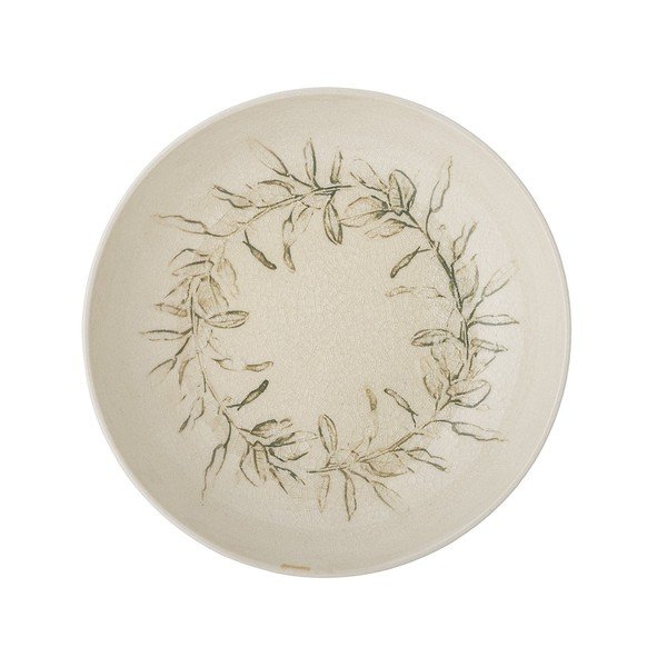 Krem zdjelica s božićnim motivom od kamenine 450 ml Hollie – Bloomingville