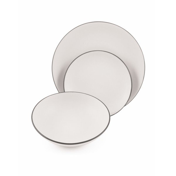 Set od 6 bijelih zemljanih zdjela Villa d'Este Kora-image-1