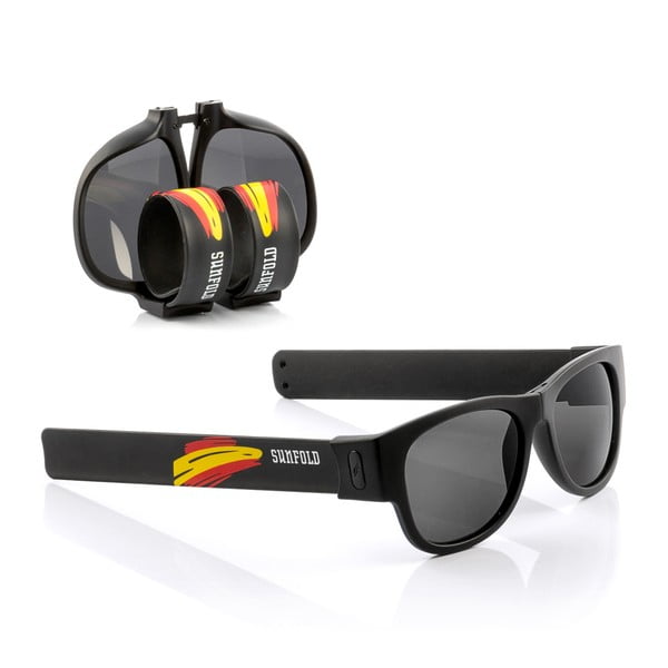 Crne podesive sunčane naočale InnovaGoods Sunfold Mondial Spain