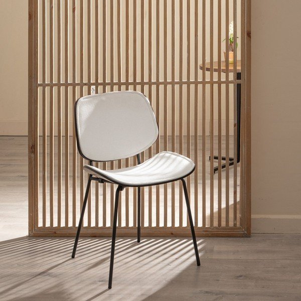 Bijele blagovaonske stolice u setu 2 kom Elio – Ixia-image-1