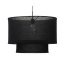 Crno sjenilo ø 60 cm Mariela – Kave Home