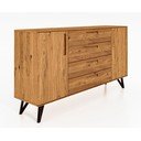 Visoka hrastova komoda 182x100 cm Golo - The Beds