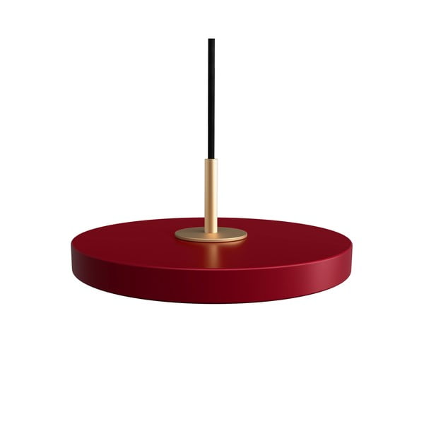 Crvena LED viseća svjetiljka s metalnim sjenilom ø 15 cm Asteria Micro – UMAGE