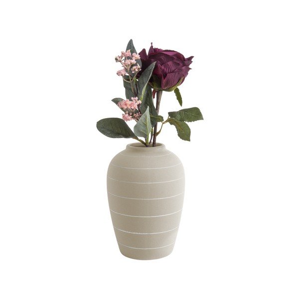 Krem bijela keramička vaza PT LIVING Terra, ⌀ 13 cm-image-1