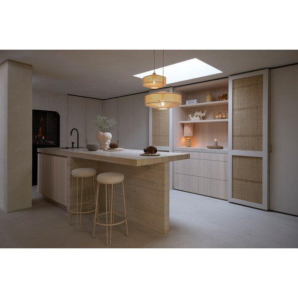 Krem podstavljena barska stolica (visine sjedala 73 cm) Alice – Light & Living-image-3