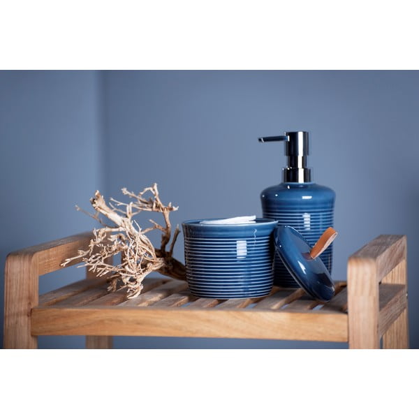Plavi keramički dozator za sapun Wenko Set-image-4