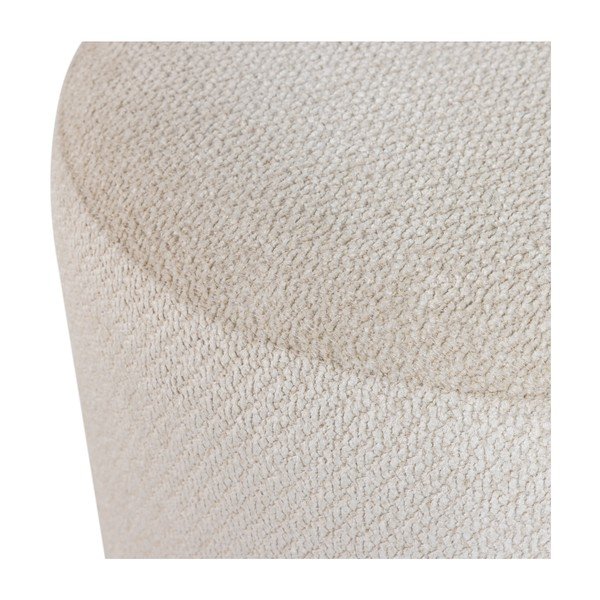 Bež tabure od bouclé tkanine Islen – WOOOD-image-4