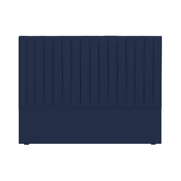 Tamnoplavo tapecirano uzglavlje za krevet 160x120 cm NJ - Cosmopolitan Design