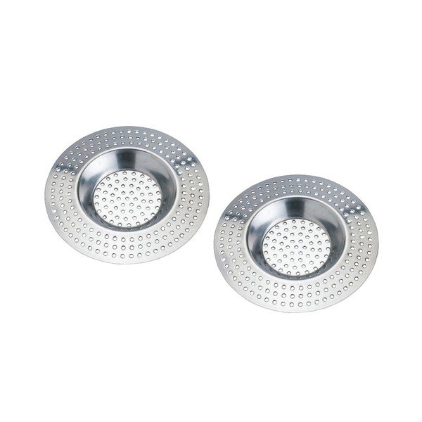 Set s 2 zaštite za odvod u srebrnoj boji Wenko Hair Retention Sieve-image-1