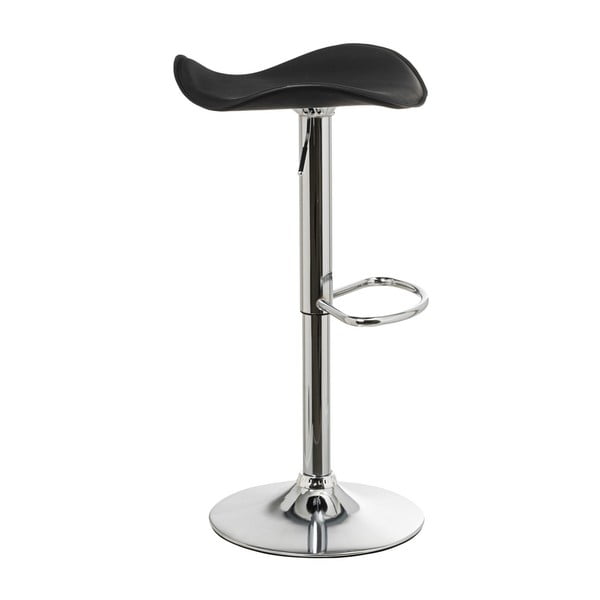 Crne podstavljene barske stolice u setu podesive visine 2 kom (visine sjedala 73 cm) – Casa Selección-image-1