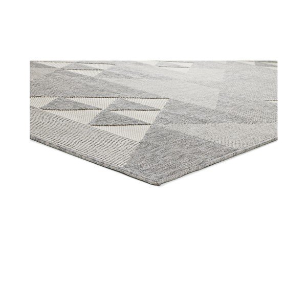 Sivi vanjski tepih Universal Clhoe Triangles, 80 x 150 cm-image-1
