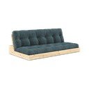 Plava sklopiva sofa od samta 196 cm Base – Karup Design