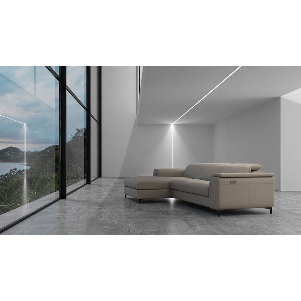 Svjetlo smeđa kožna kutna garnitura (s lijevim kutom) Brito – MESONICA-image-1