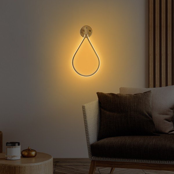 LED zidna lampa u zlatnoj boji Damla – Opviq lights-image-3