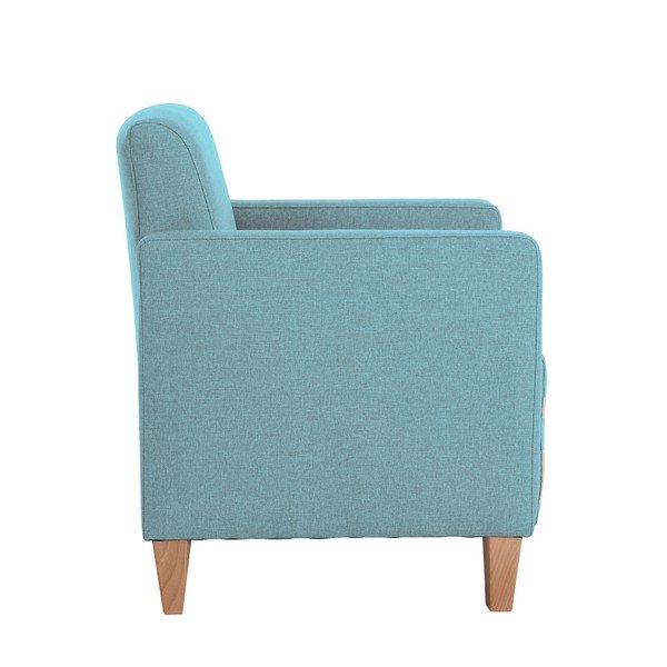 Tirkizna fotelja Max Winzer Milla Aqua-image-1
