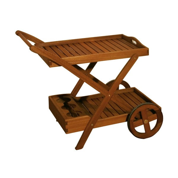 Vrtni stol za posluživanje od masivnog eukaliptusa 54x88 cm Toledo – Garden Pleasure-image-1