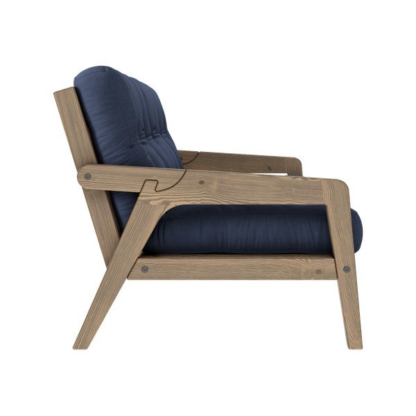 Plavi kauč na razvlačenje 204 cm Grab - Karup Design-image-4