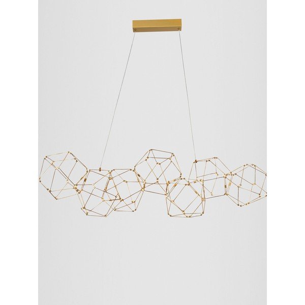 LED viseća svjetiljka aluminijska u zlatnoj boji Nebula – Nova Luce-image-4