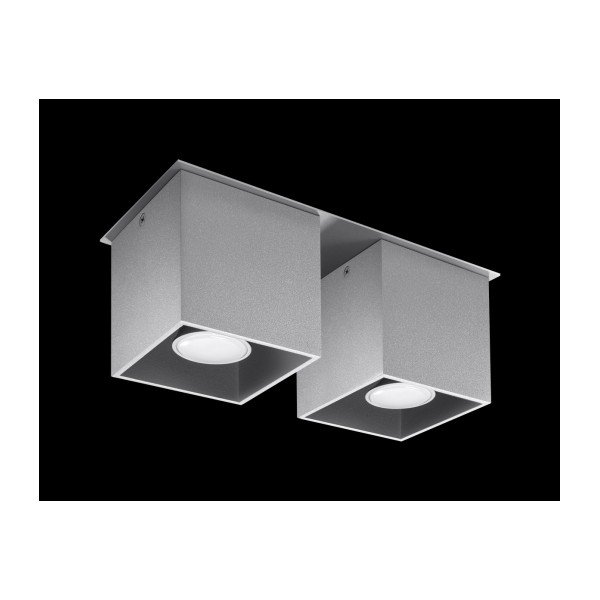 Sivi Stropna lampa Geo Sollux-image-3