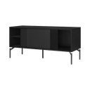 Crna TV komoda 116x55x42 cm Met Mini – noo.ma