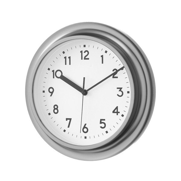 Zidni sat ø 25,5 cm Silver – Casa Selección