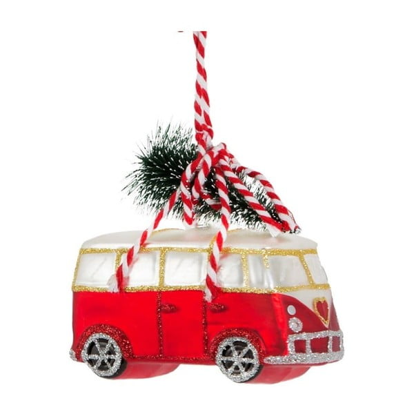 Stakleni ukras za božićno drvce Coming Home For Xmas – Sass & Belle