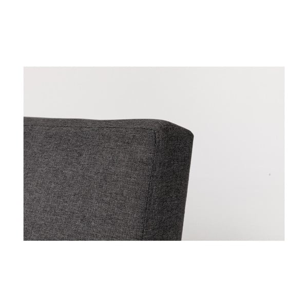 Tamno sivi kauč na razvlačenje sa sivim nogama Debut Ozzie-image-3