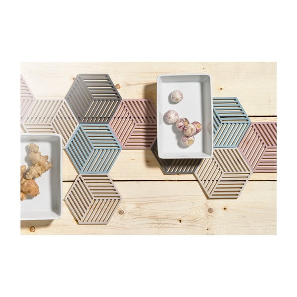 Podmetač za vrući lonac Hexagon Zone, siva-image-1