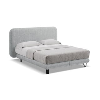 Svijetlo sivi boxspring krevet 160x200 cm Ilima – Makamii