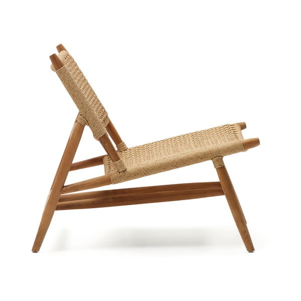 Drvena vrtna stolica u prirodnoj boji Codolar - Kave Home-image-2