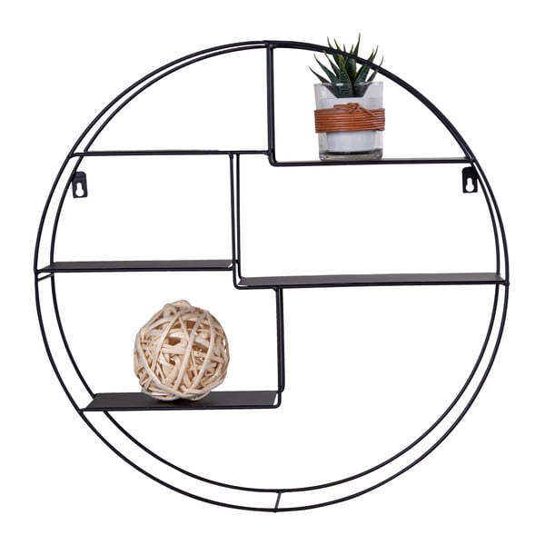 Crna metalna polica Genk - House Nordic-image-3