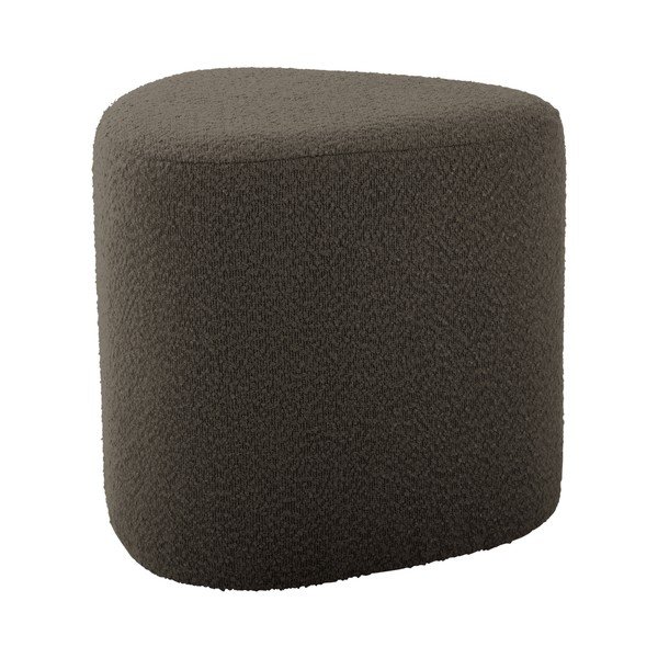 Sivi/smeđi tabure od bouclé tkanine Ada – Leitmotiv