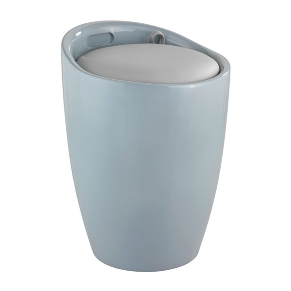 Siva košara za rublje i tabure u jednom Wenko Candy Look, 20 l-image-1