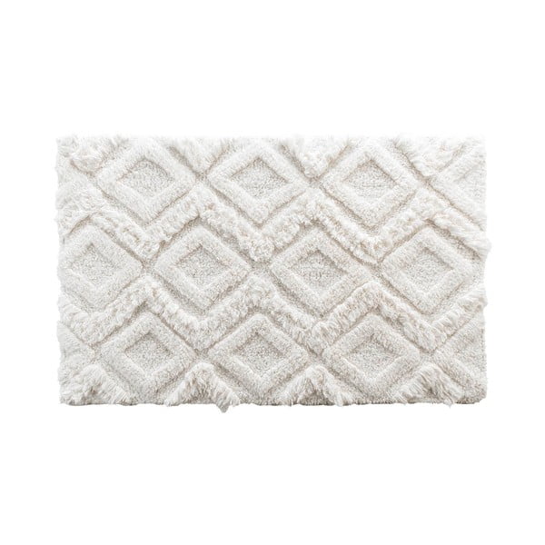 Bijela kupaonska prostirka 50x80 cm Ikatis – douceur d'intérieur