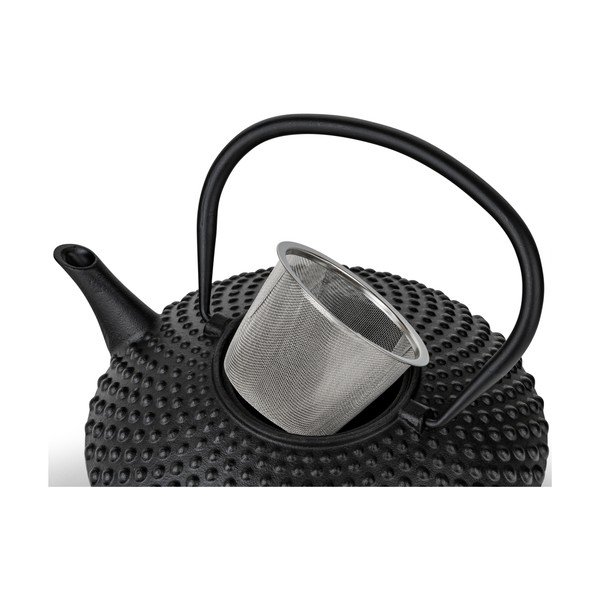 Crni čajnik od lijevanog željeza s cjedilom 1,25 l Xilin – Bredemeijer-image-4
