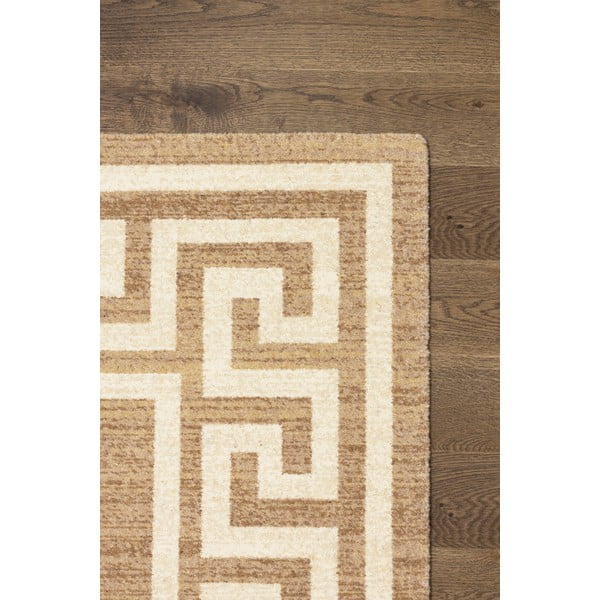 Svjetlo smeđi vuneni tepih 133x180 cm Cesar – Agnella-image-3