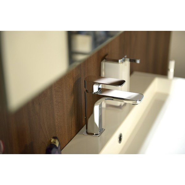 Stojeća slavina za umivaonik u sjajno srebrnoj boji Spy – Sapho-image-2