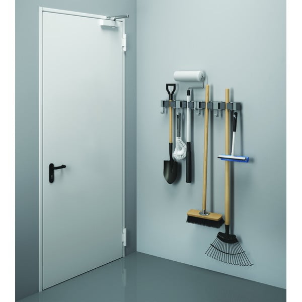 Zidni držači za metle i mopove u setu od 2 kom - Metaltex-image-1