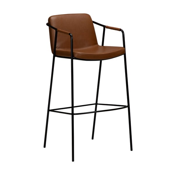 Smeđa barska stolica od imitacije kože DAN-FORM Denmark Boto, visina 95 cm