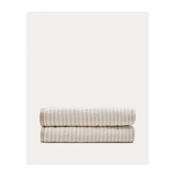 Bež prošiven prekrivač od organskog pamuka 180x240 cm Sini – Kave Home-image-2