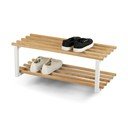 Bijeli/u prirodnoj boji metalni viseći ormarić za cipele 71x26x34 cm Marco – Spinder Design