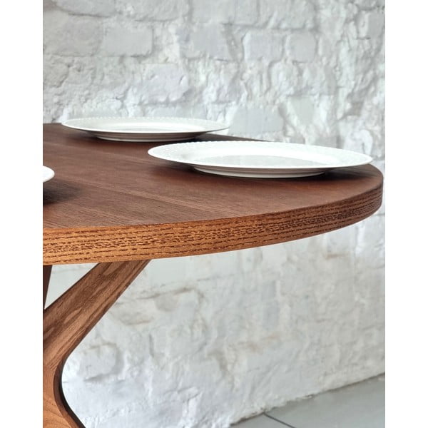 Blagovaonski stol u dekoru hrasta 90x90 cm Jubi – Ragaba-image-4