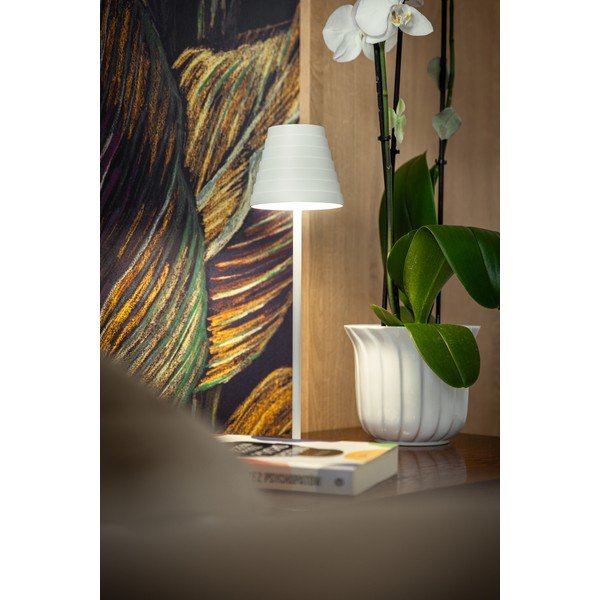 Bijela LED stolna lampa (visina 37 cm) Fizzi – GTV-image-2