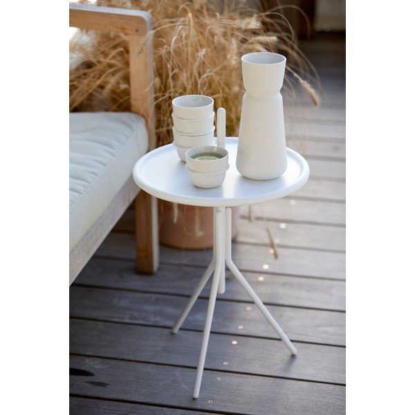 Bijela metalna stolna zona Inu, Ø 33,8 cm-image-1