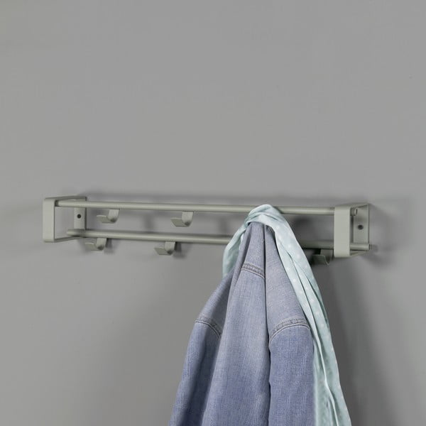 Prljavo zelena metalna zidna vješalica 60 cm Rex – Spinder Design-image-4