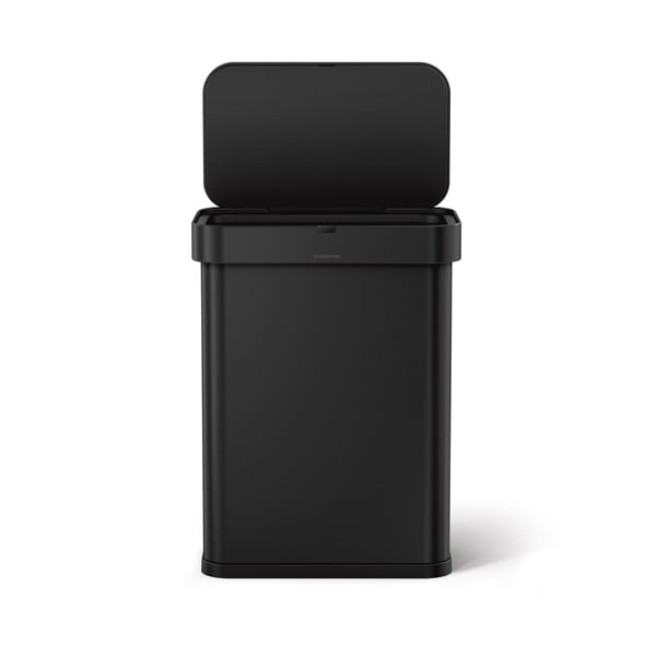 Mat crna beskontaktna željezna kanta za smeće 58 l – simplehuman-image-4