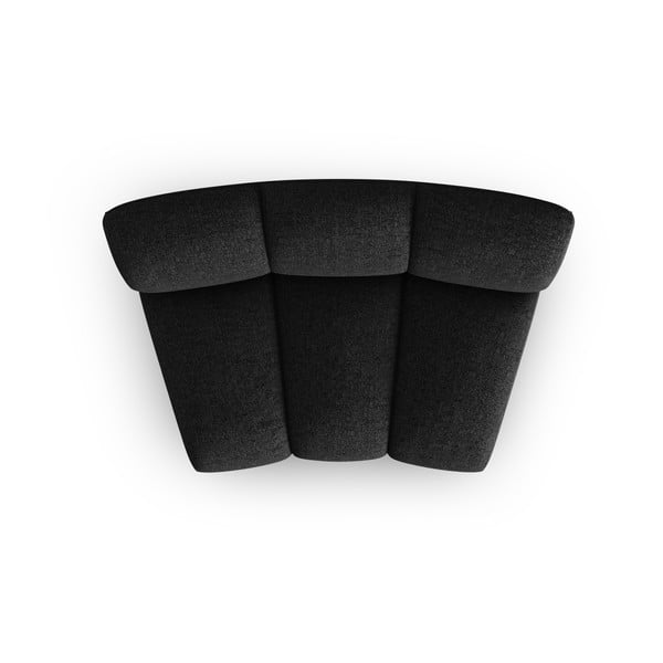 Crna/antracitno siva modularna sjedeća garnitura (srednji modul ) Lupine – Micadoni Home-image-2