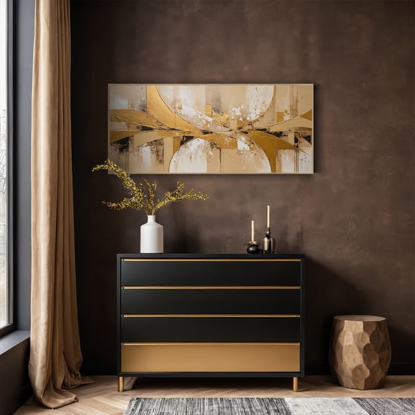 Slika 150x60 cm Gold Abstraction – knor-image-1