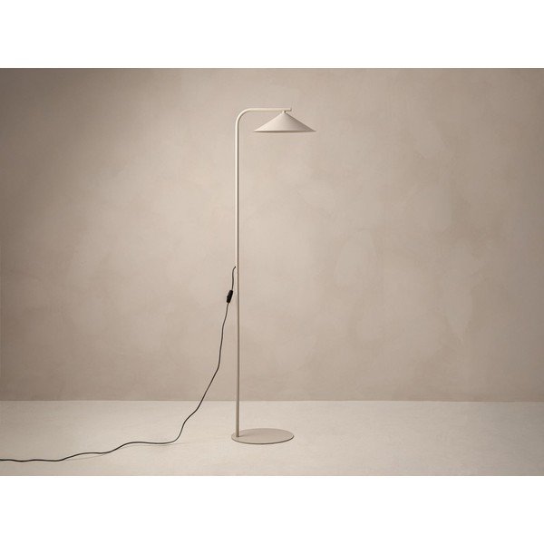Krem metalna stojeća svjetiljka (visina 160 cm) Nocte – Micadoni -image-3