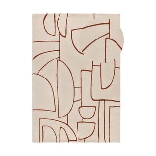 Ciglasti/krem tepih 133x190 cm Beruti – Universal